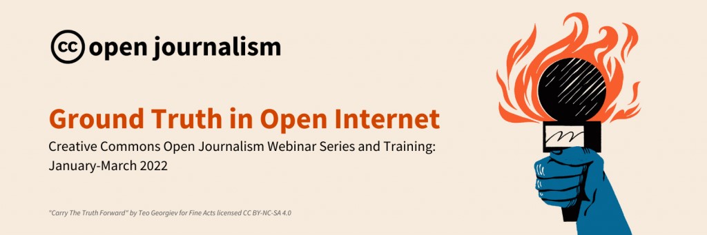 “Ground Truth in Open Internet” —μια νέα σειρά διαδικτυακών σεμιναρίων Open Journalism από τα Creative Commons